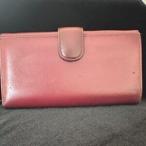 Furla Burgundy Leather Wallet